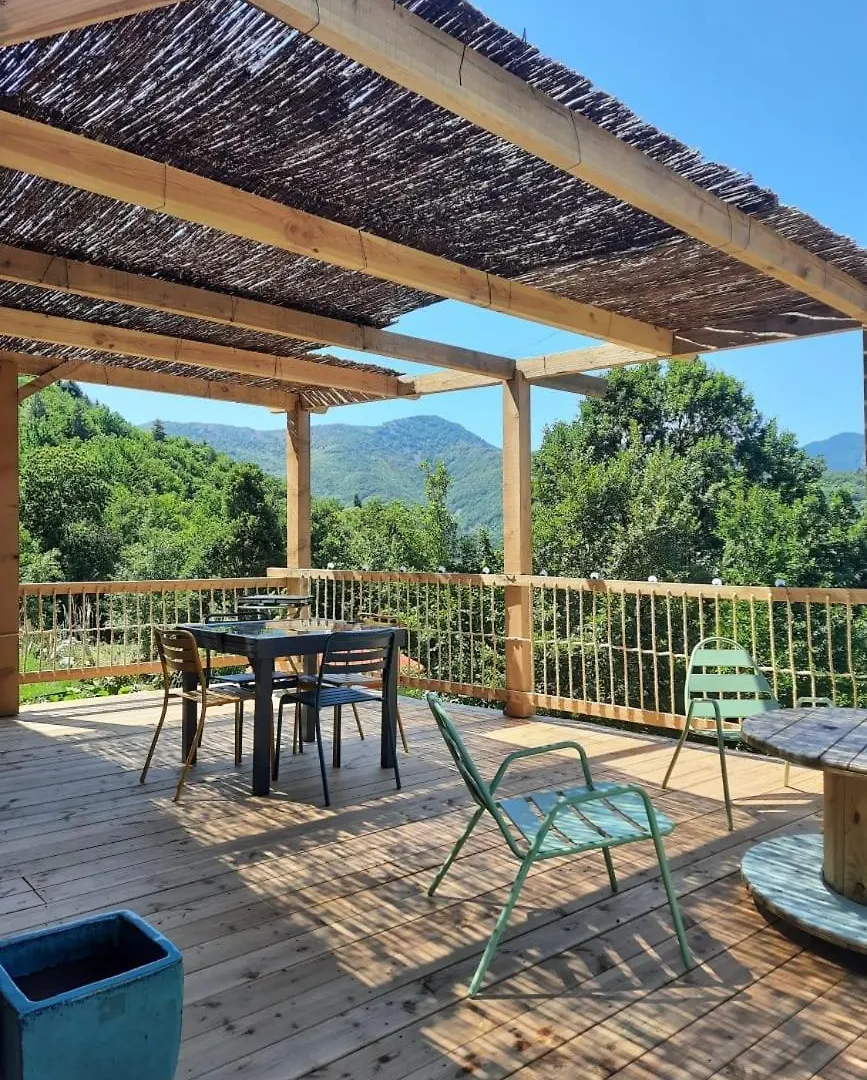 Ardeche Cottage Maison En Ardeche A Thuyets Pont Du Diable, Avec Terrasse Avec Vue Thueyts