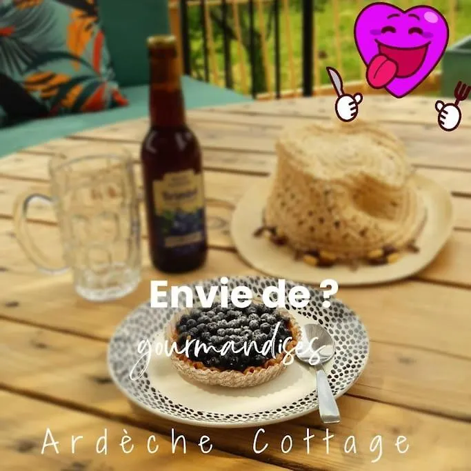 Holiday home Ardeche Cottage Maison En Ardeche A Thuyets Pont Du Diable, Avec Terrasse Avec Vue Thueyts
