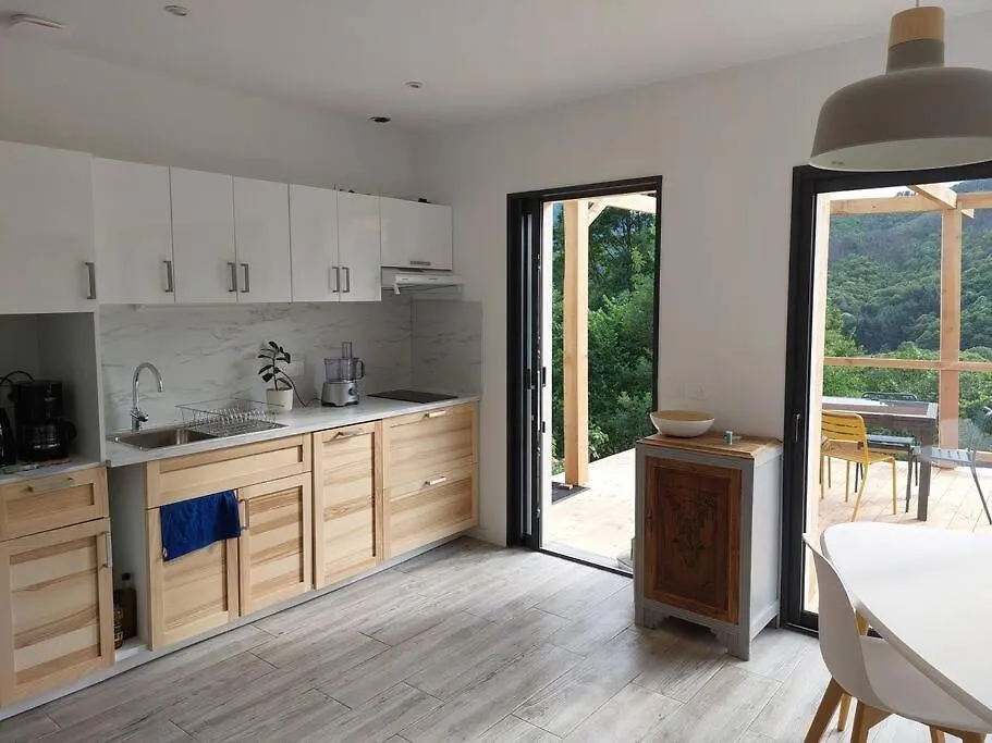 Holiday home Ardeche Cottage Maison En Ardeche A Thuyets Pont Du Diable, Avec Terrasse Avec Vue Thueyts