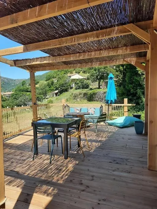 Ardeche Cottage Maison En Ardeche A Thuyets Pont Du Diable, Avec Terrasse Avec Vue Thueyts France